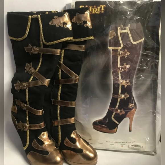 Fantasy cosplay pirate boots - Picture 3 of 3